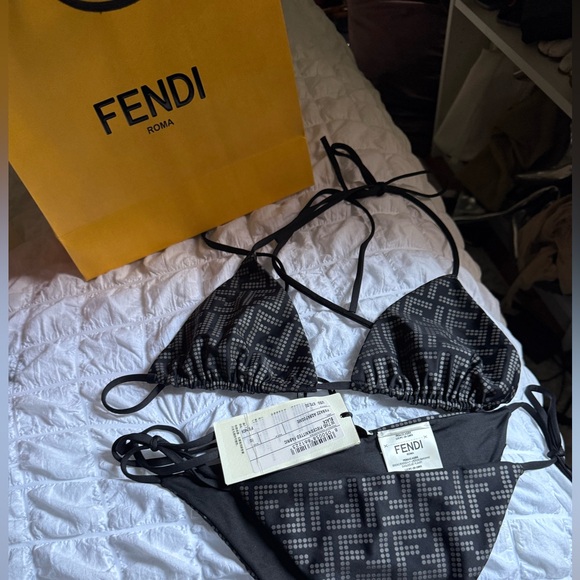 Fendi Other - Fendi Black and White Geometric Bikini